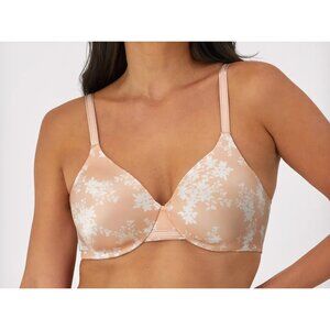 Bali One Smooth U Smoothing & Concealing Underwire T-Shirt Bra Blush Pink 42D